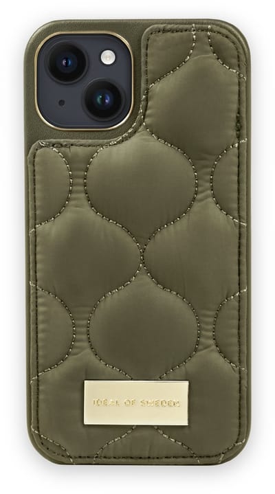 ideal of sweden fashion case atelier geschikt voor Apple iphone 13/14 puffy khaki