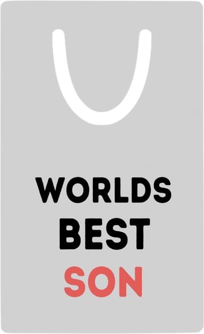 Hacebo® - worlds best son metalen boekenlegger - Zoon - de beste zoon - verjaardagscadeau - verjaardag - cadeau - cadeautje voor zoon - zoon artikelen - kado - geschenk - gift Bladwijzer boekenleggers - 7.6 cm x 5cm