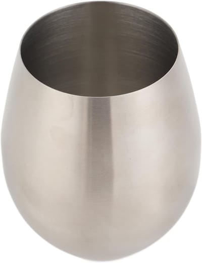 570ml RVS Wijnglas - Duurzame Metalen Drinkbeker, Vaatwasserbestendig, Onbreekbaar en Ideaal voor Whisky en Buitenactiviteiten