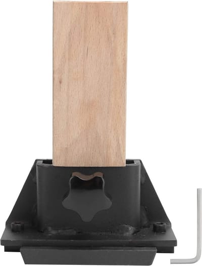 Sieraden Houder - Werkbank Pin - Sieraden Bewerken - Duurzaam Materiaal - Hout & IJzer - Natuurlijk
