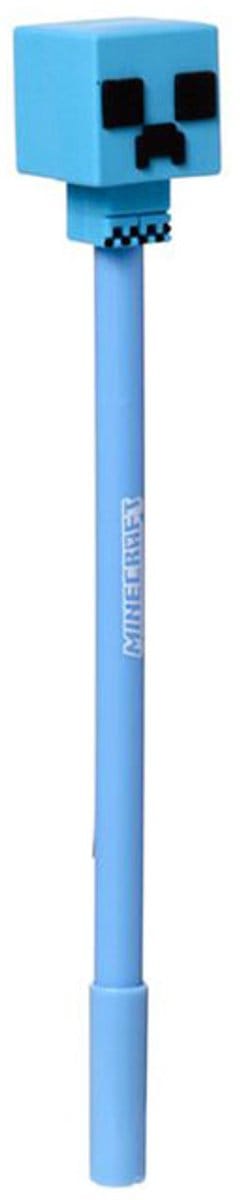 Pen Blauw - Minecraft Allay Lichtblauw Chibi-Top - Uitwisbaar Inkredible - 17.5cm