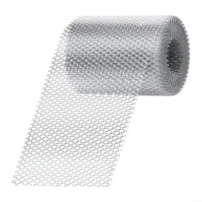 Dailygoods- Goot Guard Aluminium - 6,1 m Rol - Bladeren/puin Blokkeren - Regengoot/Dakgoten - Eenvoudig te Installeren - Hoogwaardige Materialen - Gootbescherming