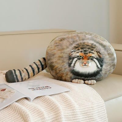 18cm Schattige Pallaskat Pluche Speelgoed Film Knuffeldieren Lichaamskussen - Perfect Voor Kawaii Sierkussens Voor Huisdieren Liefhebbers 18cm gray
