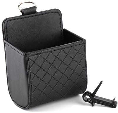 Dailygoody - Auto Organizer Telefoon tas - Multifunctionele Opbergtas - Houdt je auto netjes - Zwart - Auto Telefoon Case - Ruimte voor kleine voorwer
