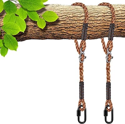 Verstelbaar Touw voor Schommels en Hangmatten - Max. Gewicht 454 kg - Set van 2 - 152 cm