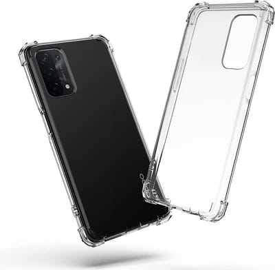 HB Hoesje Geschikt voor Oppo A54 5G & Oppo A74 5G - Transparant - Anti Shock Hybrid Back Cover