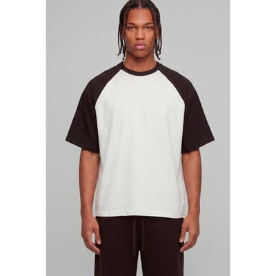 Essential Oversized Fit Raglan T-Shirt | Chocolate | Size Large