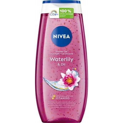 Nivea Waterlilly Oil Gel Liquide Pour La Douche Féminin Rafraîchissant 250Ml