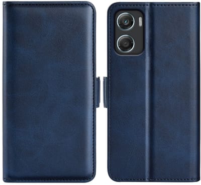 MobyDefend Hoesje - Geschikt voor Motorola Moto G06 / Motorola Moto G06 Power - Luxe Wallet Book Case (Sluiting Zijkant) - Blauw