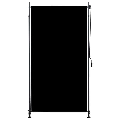 vidaXL - Rolgordijn - voor - buiten - 120x270 - cm - antraciet
