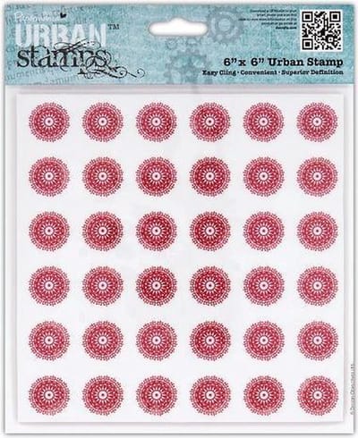 "6 x 6"" Urban Stamp - Home For Christmas - Snowflake"