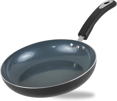 Keramische Koekenpan - Koekenpan met anti-aanbaklaag - Gezond Koken - PFOA-vrij - 24 cm - Zwart