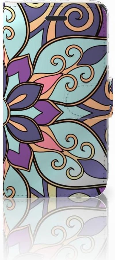 Samsung Galaxy Xcover 3 | Xcover 3 VE Hoesje Purple Flower