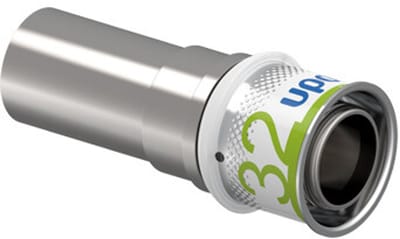 Uponor S-Press Plus verloop - 32 mm pers x 28 mm koper