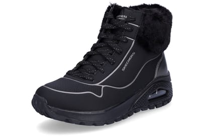 Skechers Uno Rugged Dames Sneakers 167993-bkpw - Kleur Zwart