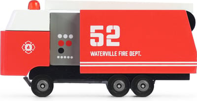Candycar World: FIRE TRUCK (K185) 14,6x5,1x7cm, wooden diecast, in giftbox, 3+
