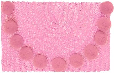 YWG Stro clutch met pompons