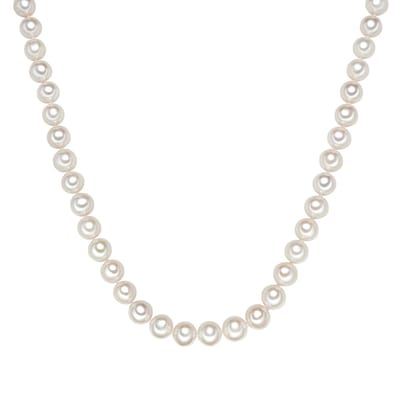 Valero Pearls Zilveren ketting Sterling zilver Gekweekte zoetwaterparels wit