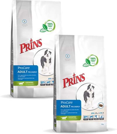 Prins Procare Adult Pro Energy - Hondenvoer - 2 x 3 kg Graanvrij