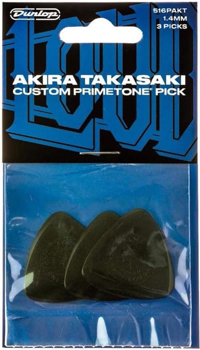 Jim Dunlop Signature - Akira Takasaki Plectrums - Primetone Small Triangle - Ultex - Player's Pack