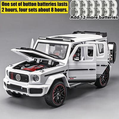 1:24 Mercedes Benz G800 Legering Metaal Diecast Model Hoge Simulatie Auto Huis Trendy En Bureau Display Ornament Verjaardagscadeau Speelgoed