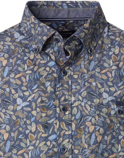 Casa Moda - Heren Overhemd - 454482700 - 100 Blue