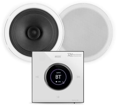 Power Dynamics badkamer speakers inbouw set - Speakers voor badkamer met Bluetooth B50W versterker