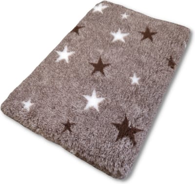Vetbed Starry Night - Bruin - Antislip Hondenmat - 150 x 100 cm - Benchmat - Hondenkleed - Voor Honden -Machine Wasbaar