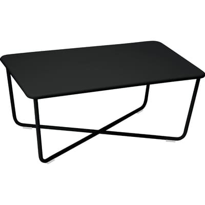 Fermob - CROISETTE lage tafel - 42 drop mat - zwart
