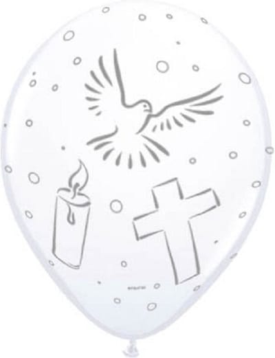 Folat Ballonnen - 16x stuks - Eerste Communie thema - ballonnen 30 cm - Feestartikelen en versieringen