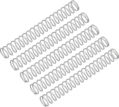 Drukveren Set - Compressieveren - Industriële Toepassingen - Roestvrij Staal 304 - 0.6mm Draad 50mm Lengte - Zilver