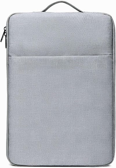 Laptop Sleeve - Computer Tas - Laptop Beschermen - Waterbestendig Polyester - 12 Inch - Lichtgrijs