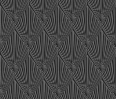 Zambaiti Vinylbehang Z30324 - Trussardi 8 - Art Deco Grijs - 70cm x 10.0m