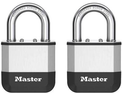 Masterlock Elite hangslot - 52mm - korte beugel - 2st