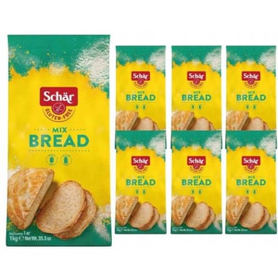Schär Mix Broodmeel Voor Het Bakken Van Brood, Glutenvrij 1 1 kg veelkleurig