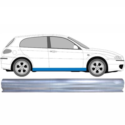 Reparatie dorpel voor Alfa Romeo 147 2000-2010 / Links = Rechts (symmetrisch)