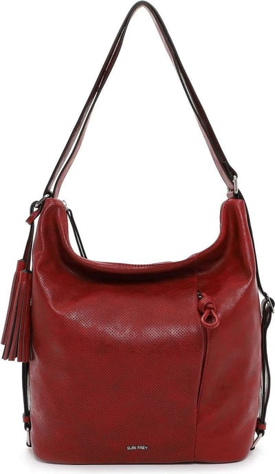 SURI FREY Vrije tijd rugzak Schoudertas Nicky City Backpack Darkred Donkerrood