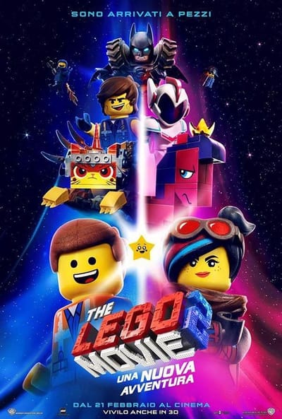 Warner Bros The Lego Movie 2: Una nuova avventura DVD 2D Engels, Spaans, Italiaans
