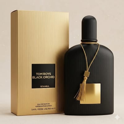 Tom Roys Black Orchid Herenparfum 100 ML | Oriëntaals, Kruidig en Diep Karakter | Mannelijke en Krachtige Geur | Geschikt voor Dagelijks Gebruik en Speciale Gelegenheden
