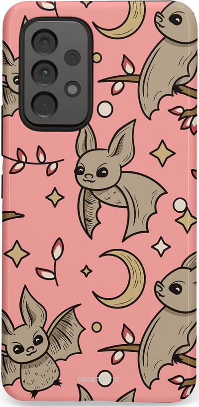 Casetastic Hoesje Geschikt voor Samsung A53 - Stijlvolle Beschermende Duo-layer Case - Nachtelijke vlucht