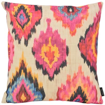 NOVÉE Sierkussen ikat fiesta | 45x45 cm | katoen/linnen