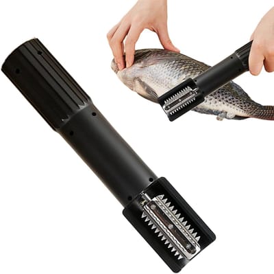 Elektrische Keukenrasp - Draagbare Rasp - Groenten Raspen - Spatvrije Functie - 24.5 cm Lengte - Zwart