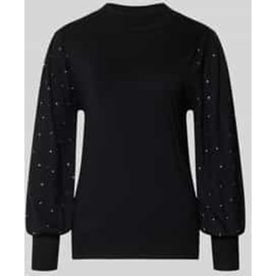 Gebreide pullover met siersteentjes, model 'DOTKA'