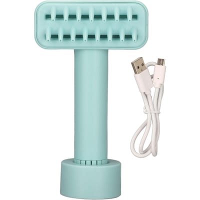 Elektrische Huisdierverzorgingsborstel USB Draadloos Opladen 3 Snelheden Instelbaar Huisdier Elektrische Haarverwijdering white