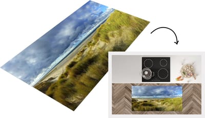 Keukenloper - Loper keuken - Noordzee - Vlieland - Duinen - 120x60 cm - Keukenloper vinyl