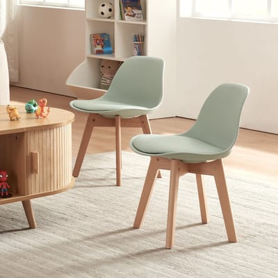 Kinderstoel Elvdal 56x38x33 cm set van 2 mint [en.casa]
