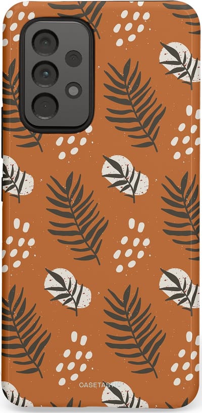 Casetastic Hoesje Geschikt voor Samsung A53 - Stijlvolle Beschermende Duo-layer Case - Rustiek ritme