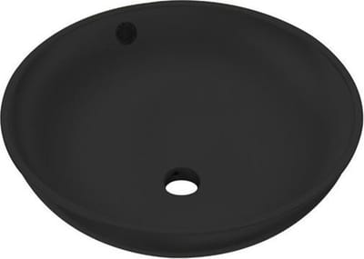 Best Design Waskom Best-Design "Ancona" opbouw-mat-zwart Ø=38cm H=16cm