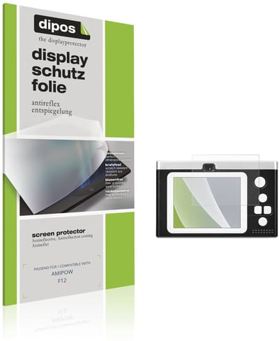 dipos – 4x Matte Beschermfolie geschikt voor AMIPOW F12 | Krasbestendige & antireflecterende Screenprotector Ultra-Thin