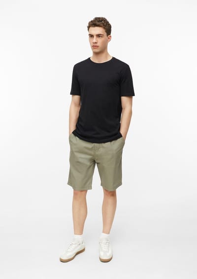 Bermuda casual taille mi-haute jambe droite poches passepoilées s.Oliver Detroit